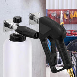Maxbell 4x 1/4" Quick Connect Automatic Foam Tip Mount Cleaning Machine Storage Rack