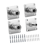 Maxbell 4x 1/4" Quick Connect Automatic Foam Tip Mount Cleaning Machine Storage Rack