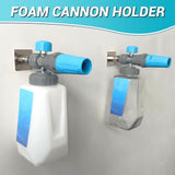 Maxbell 4x 1/4" Quick Connect Automatic Foam Tip Mount Cleaning Machine Storage Rack