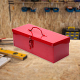 Maxbell Iron Tool Box Small Tool Box Tool Chest Non Slip Handle Portable for Garages