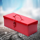 Maxbell Iron Tool Box Small Tool Box Tool Chest Non Slip Handle Portable for Garages