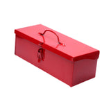 Maxbell Iron Tool Box Small Tool Box Tool Chest Non Slip Handle Portable for Garages