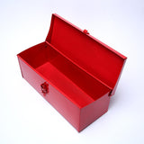Maxbell Iron Tool Box Small Tool Box Tool Chest Non Slip Handle Portable for Garages