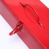 Maxbell Iron Tool Box Small Tool Box Tool Chest Non Slip Handle Portable for Garages