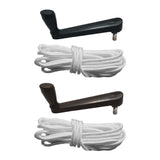 Maxbell Crank Handle Balcony Picnic Lawn Outdoor Patio Umbrella Crank Handle Black