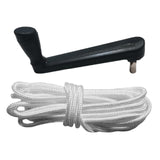 Maxbell Crank Handle Balcony Picnic Lawn Outdoor Patio Umbrella Crank Handle Black