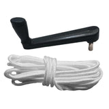 Maxbell Crank Handle Balcony Picnic Lawn Outdoor Patio Umbrella Crank Handle Black