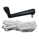 Maxbell Crank Handle Balcony Picnic Lawn Outdoor Patio Umbrella Crank Handle Black