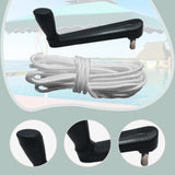 Maxbell Crank Handle Balcony Picnic Lawn Outdoor Patio Umbrella Crank Handle Black