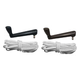 Maxbell Crank Handle Balcony Picnic Lawn Outdoor Patio Umbrella Crank Handle Black