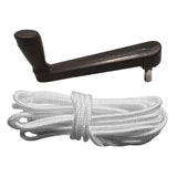 Maxbell Crank Handle Balcony Picnic Lawn Outdoor Patio Umbrella Crank Handle Gray