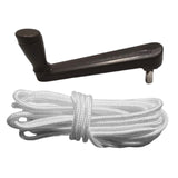 Maxbell Crank Handle Balcony Picnic Lawn Outdoor Patio Umbrella Crank Handle Gray