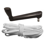 Maxbell Crank Handle Balcony Picnic Lawn Outdoor Patio Umbrella Crank Handle Gray