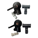 Maxbell Patio Umbrella Crank Handle Sturdy Handle Bracket for Garden Courtyard Party Gray