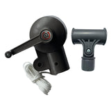 Maxbell Patio Umbrella Crank Handle Sturdy Handle Bracket for Garden Courtyard Party Gray