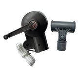 Maxbell Patio Umbrella Crank Handle Sturdy Handle Bracket for Garden Courtyard Party Gray