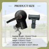 Maxbell Patio Umbrella Crank Handle Sturdy Handle Bracket for Garden Courtyard Party Gray