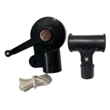 Maxbell Patio Umbrella Crank Handle Sturdy Handle Bracket for Garden Courtyard Party Black
