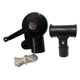 Maxbell Patio Umbrella Crank Handle Sturdy Handle Bracket for Garden Courtyard Party Black