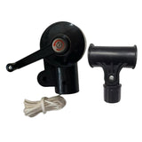 Maxbell Patio Umbrella Crank Handle Sturdy Handle Bracket for Garden Courtyard Party Black