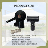 Maxbell Patio Umbrella Crank Handle Sturdy Handle Bracket for Garden Courtyard Party Black