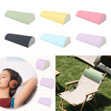 Maxbell Outdoor Folding Chair recliner Headrest 18x7x3.5inch Breathable Multipurpose Grayish Green