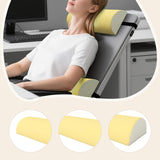 Maxbell Outdoor Folding Chair recliner Headrest 18x7x3.5inch Breathable Multipurpose Yellow