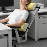 Maxbell Outdoor Folding Chair recliner Headrest 18x7x3.5inch Breathable Multipurpose Yellow