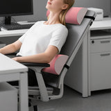 Maxbell Outdoor Folding Chair recliner Headrest 18x7x3.5inch Breathable Multipurpose Pink