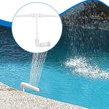 Maxbell Pool Fountain Detachable Waterfall Sprinkler for Inground Pools Patio Garden