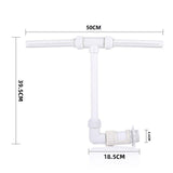 Maxbell Pool Fountain Detachable Waterfall Sprinkler for Inground Pools Patio Garden