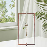 Maxbell Wind Chime Stand Portable Windchime Holder for Meditation Wedding Event Home 26cmx36cm