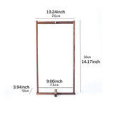 Maxbell Wind Chime Stand Portable Windchime Holder for Meditation Wedding Event Home 26cmx36cm
