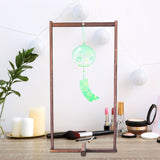 Maxbell Wind Chime Stand Portable Windchime Holder for Meditation Wedding Event Home 26cmx50cm