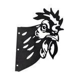 Maxbell 2D Peeping Metal Art Artwork Decorative Garden Decor for Patio Entryway Lawn Chicken