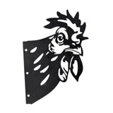 Maxbell 2D Peeping Metal Art Artwork Decorative Garden Decor for Patio Entryway Lawn Chicken