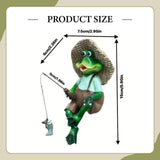 Maxbell Frog Garden Statue Creative Collectible Ornament Garden Sculpture Home Decor