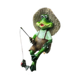 Maxbell Frog Garden Statue Creative Collectible Ornament Garden Sculpture Home Decor