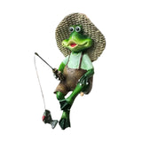 Maxbell Frog Garden Statue Creative Collectible Ornament Garden Sculpture Home Decor