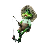 Maxbell Frog Garden Statue Creative Collectible Ornament Garden Sculpture Home Decor