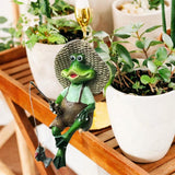 Maxbell Frog Garden Statue Creative Collectible Ornament Garden Sculpture Home Decor