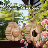 Maxbell Butterfly House Open Door Decoration Nesting Room for Outside Flowerbed Yard