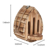 Maxbell Butterfly House Open Door Decoration Nesting Room for Outside Flowerbed Yard