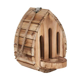 Maxbell Butterfly House Open Door Decoration Nesting Room for Outside Flowerbed Yard