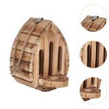 Maxbell Butterfly House Open Door Decoration Nesting Room for Outside Flowerbed Yard