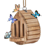 Maxbell Butterfly House Open Door Decoration Nesting Room for Outside Flowerbed Yard