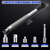 Offset Extension Wrench Impact DIY for Electric Drill for Narrow Spaces Cars