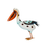 Maxbell Pelican Statue Iron Art Simulation Garden Sculpture for Lawn Flower Bed Pond