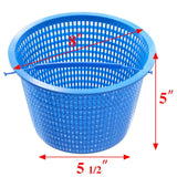 Maxbell Pool Skimmer Basket 8'' Top Effective Strainer Basket for Bathtub Pool Hotel