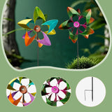 Maxbell 2 Pieces Wind Spinners Kids Toys Windmill for Patio Courtyard Garden